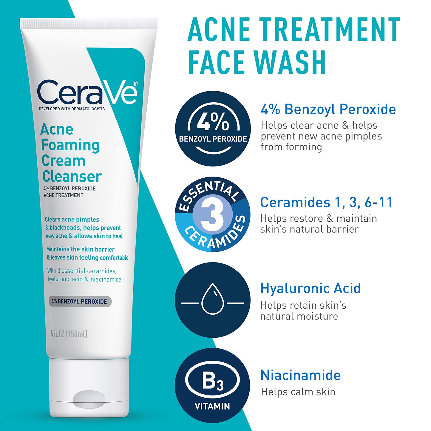 CeraVe 4-in-1 Skincare Kit: Night Cream, Sunblock, Cleanser & Serum