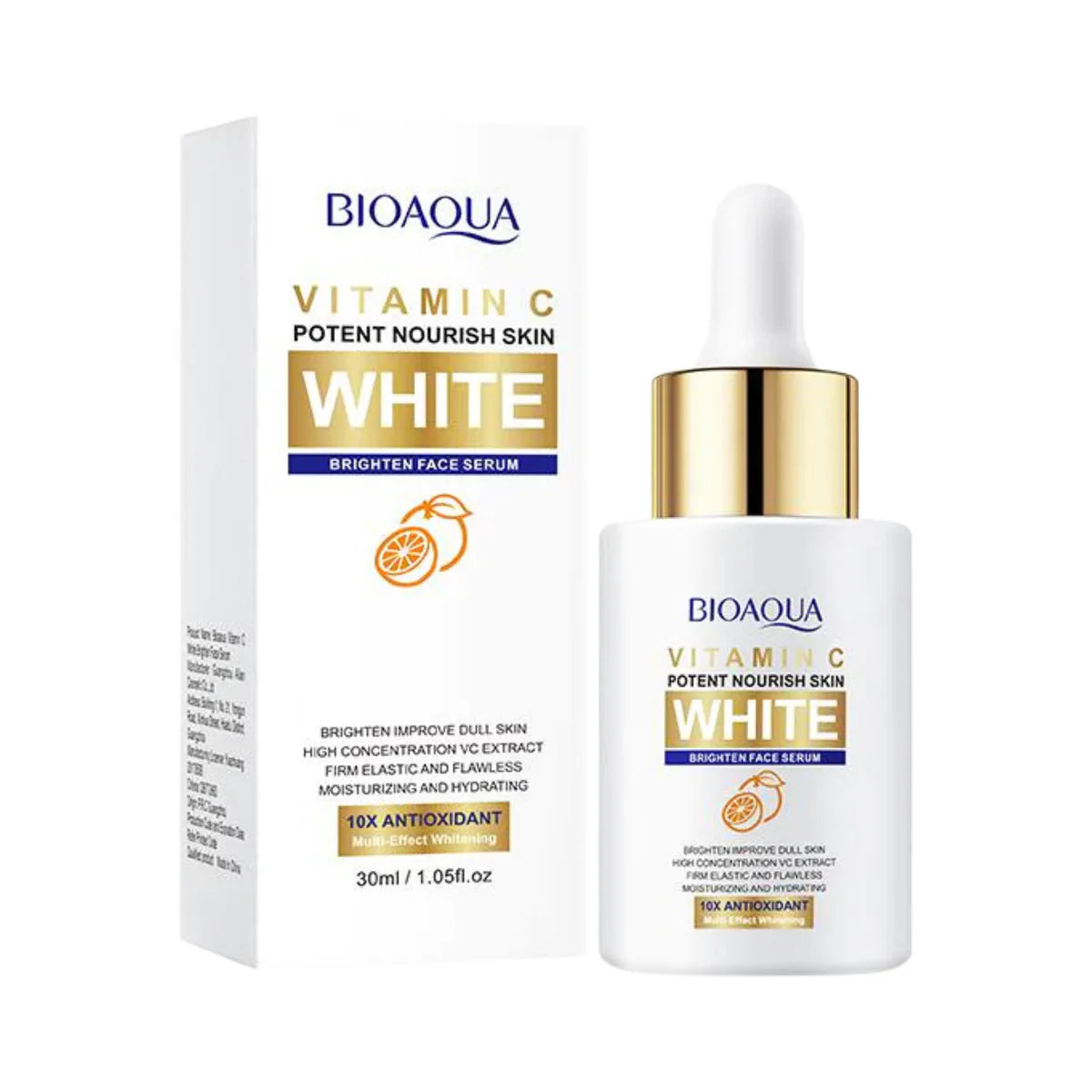 Bioaqua Vitamin C Potent Nourish Skin Whitening and Brighten Face Serum