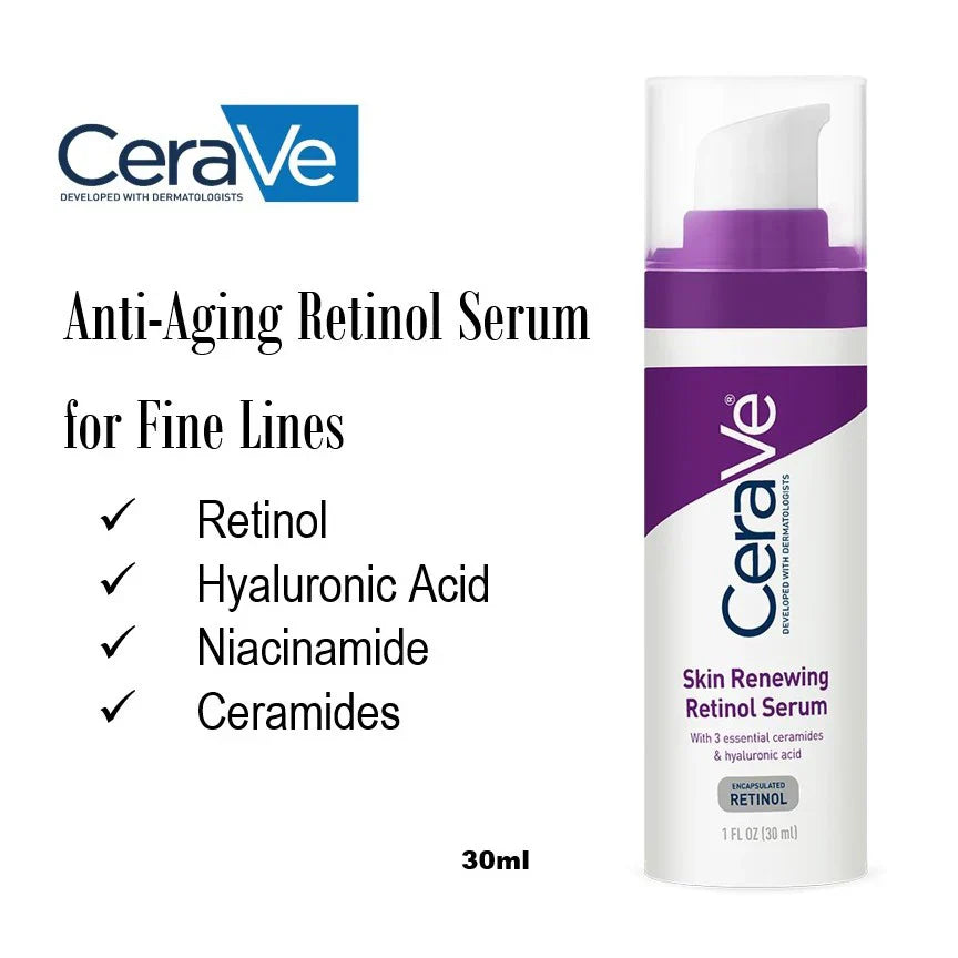 CeraVe 4-in-1 Skincare Kit: Night Cream, Sunblock, Cleanser & Serum