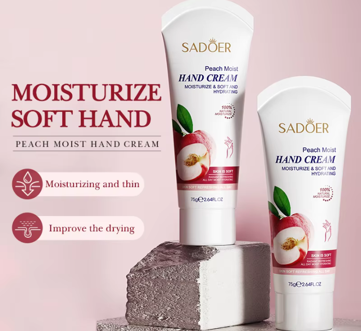 Sadoer Peach Moist Hand Cream